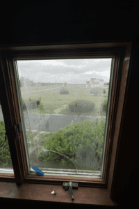 Faded insulated glass unit faded window unit.