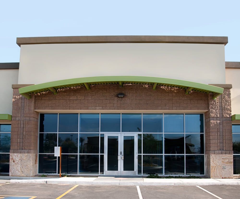 The large beautiful building with Storefront glasses at Maryland