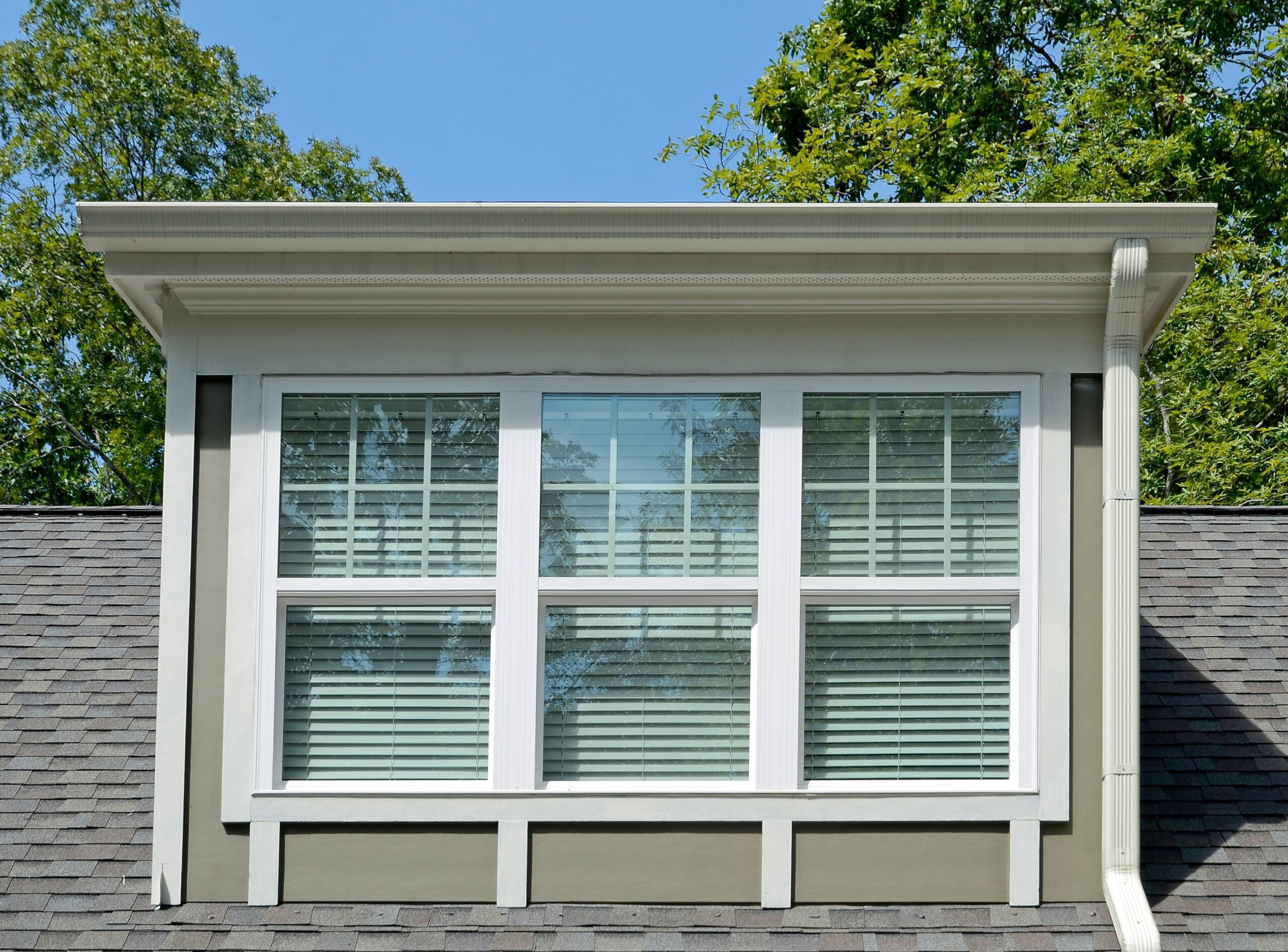 New dormer windows on a house