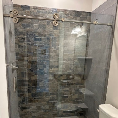 Sliding Door Shower Image